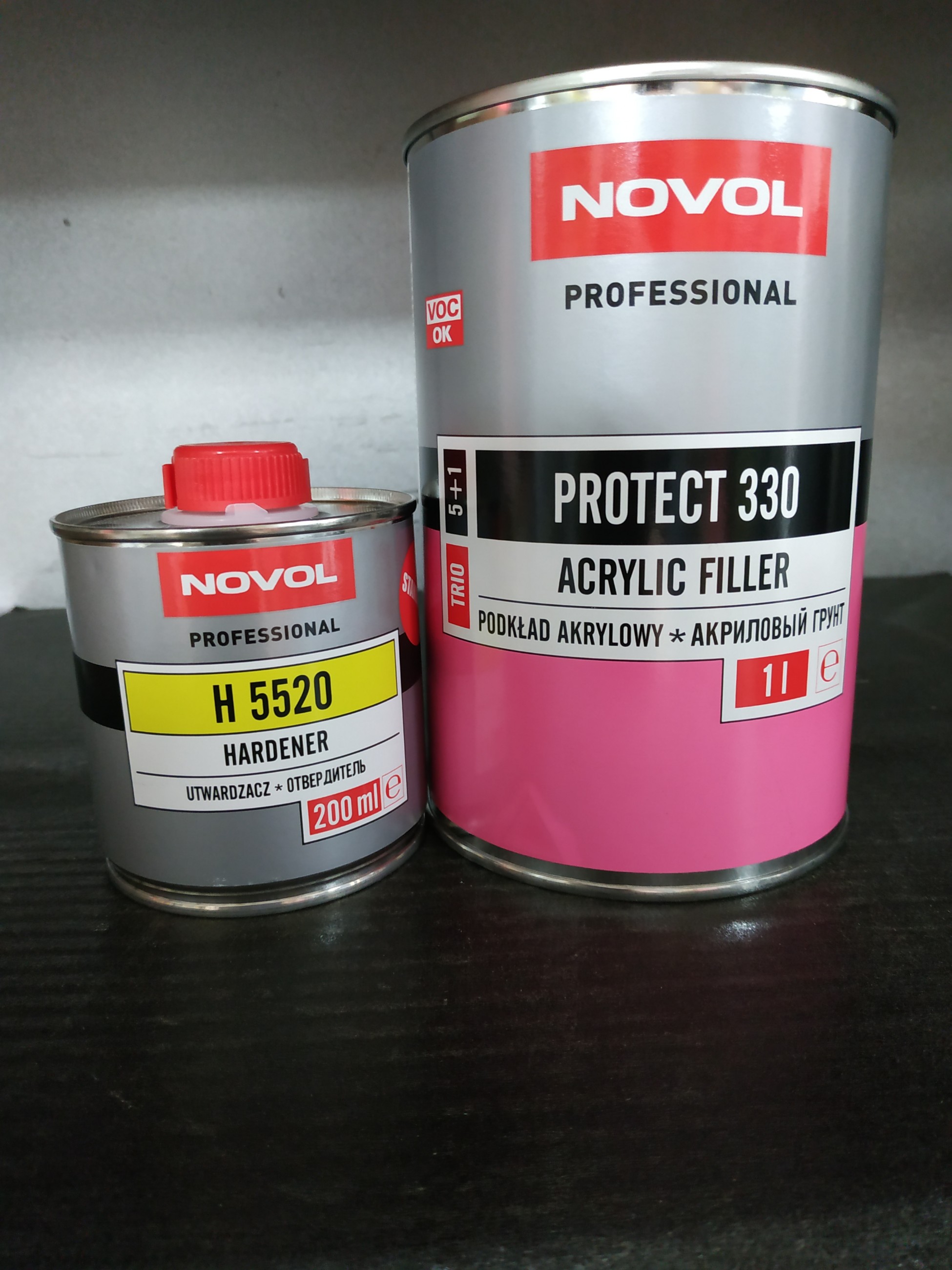 Акриловый грунт Novol Protect 330 1 л + 0,2 л